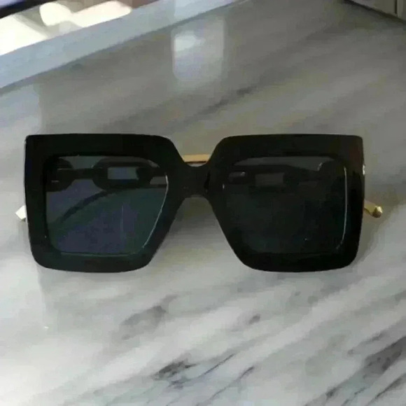 Block Black Sunglasses - Picture 2 of 3